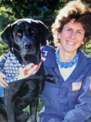 Rescue Dog Jake with handler Mary Flood